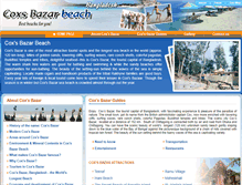 Tablet Screenshot of coxsbazar-bangladeshbeach.com